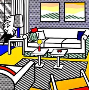 Roy-Lichtenstein-Interior-with-restful-paintings